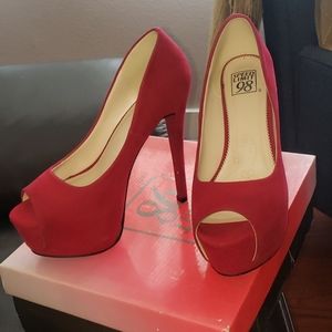 Red high heels